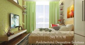 Nội thất phòng ngủ 25m2 theo hướng đa phong cách