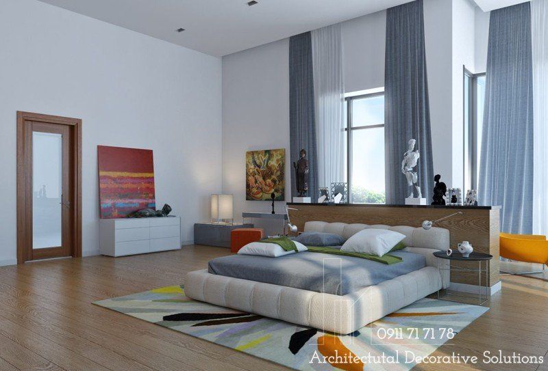 20 Mẫu Phòng Ngủ Với Giường Ngủ Thấp Độc Đáo