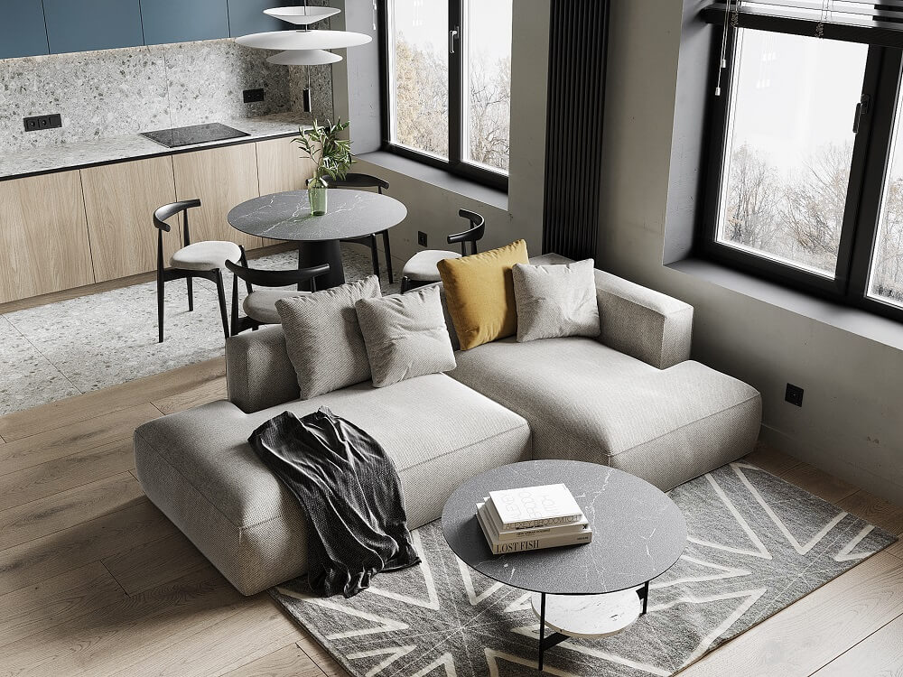 Căn Hộ 40m2 Với Không Gian Mở Ấn Tượng