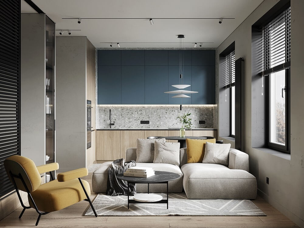 Căn Hộ 40m2 Với Không Gian Mở Ấn Tượng