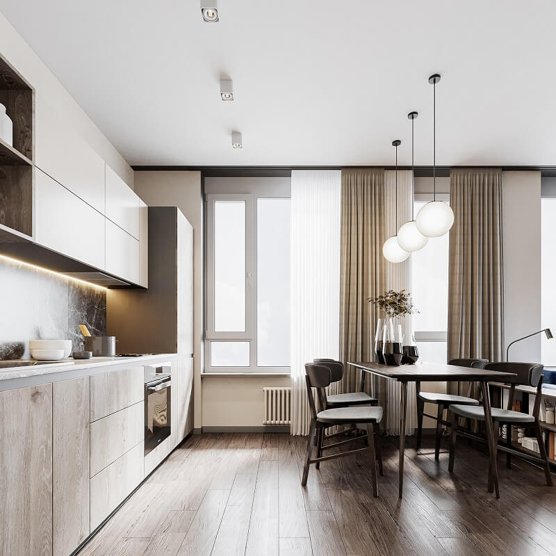 Hút Hồn Với Mẫu Thiết Kế Nội Thất Căn Hộ 45m2