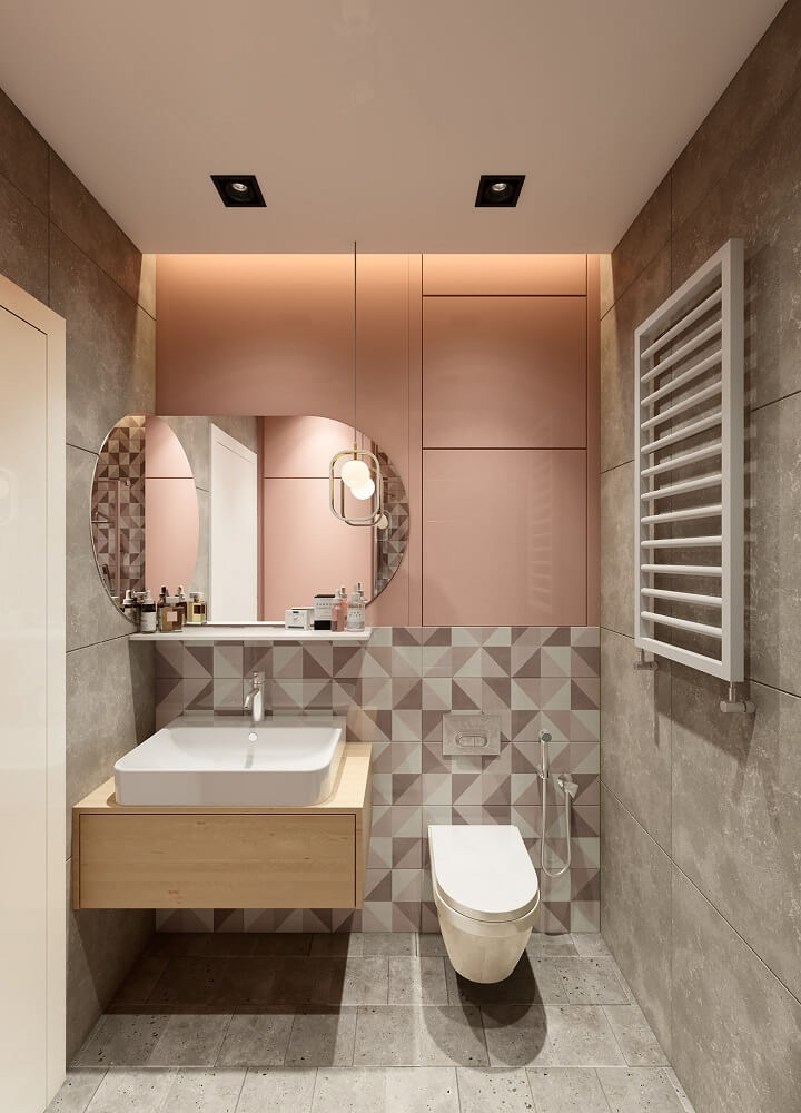 Phối Cảnh 3D Nội Thất Căn Hộ 40m2 Đẹp Cuốn Hút