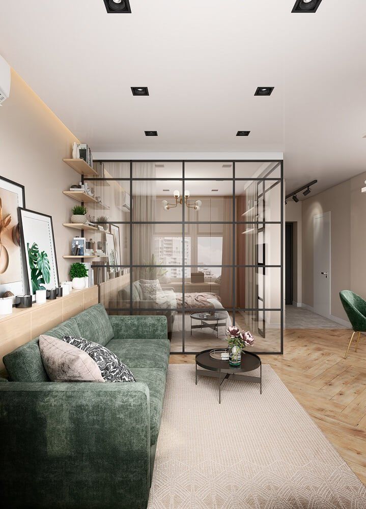 Phối Cảnh 3D Nội Thất Căn Hộ 40m2 Đẹp Cuốn Hút