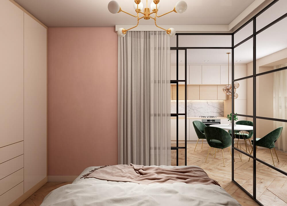 Phối Cảnh 3D Nội Thất Căn Hộ 40m2 Đẹp Cuốn Hút
