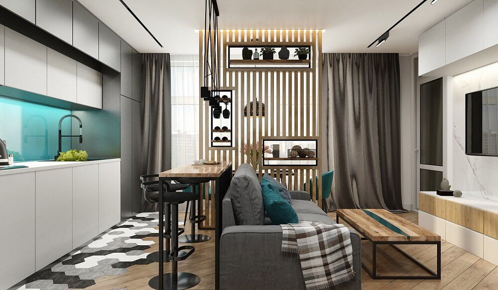 Căn Hộ 45m2 Với Lối Thiết Kế Độc Đáo Và Tiện Nghi