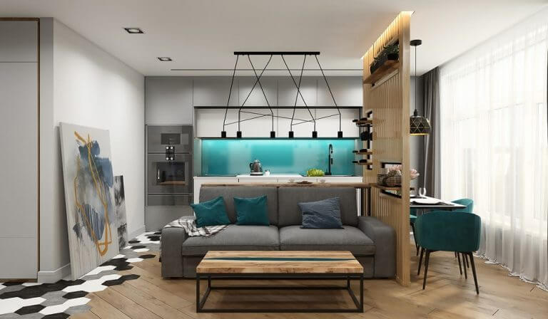 Căn Hộ 45m2 Với Lối Thiết Kế Độc Đáo Và Tiện Nghi