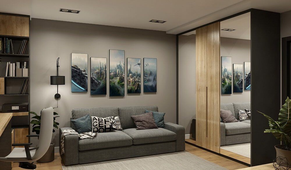 Căn Hộ 45m2 Với Lối Thiết Kế Độc Đáo Và Tiện Nghi