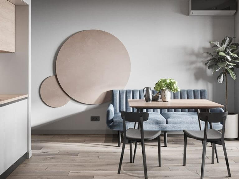 Thiết Kế Nội Thất Căn Hộ 60m2 Đẹp Mắt Và Tiện Nghi