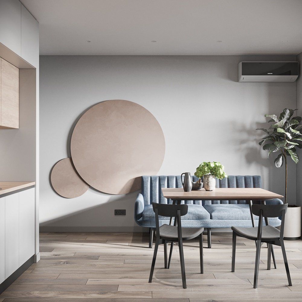 Thiết Kế Nội Thất Căn Hộ 60m2 Đẹp Mắt Và Tiện Nghi