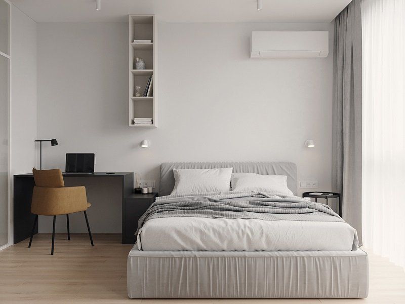 Thiết Kế Nội Thất Căn Hộ Tone Màu Đen Trắng Hiện Đại