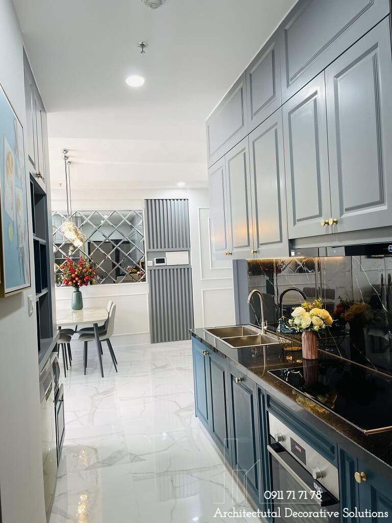 Thi Công Nội Thất Căn Hộ Đẹp Hiện Đại Cho Vợ Chồng Trẻ