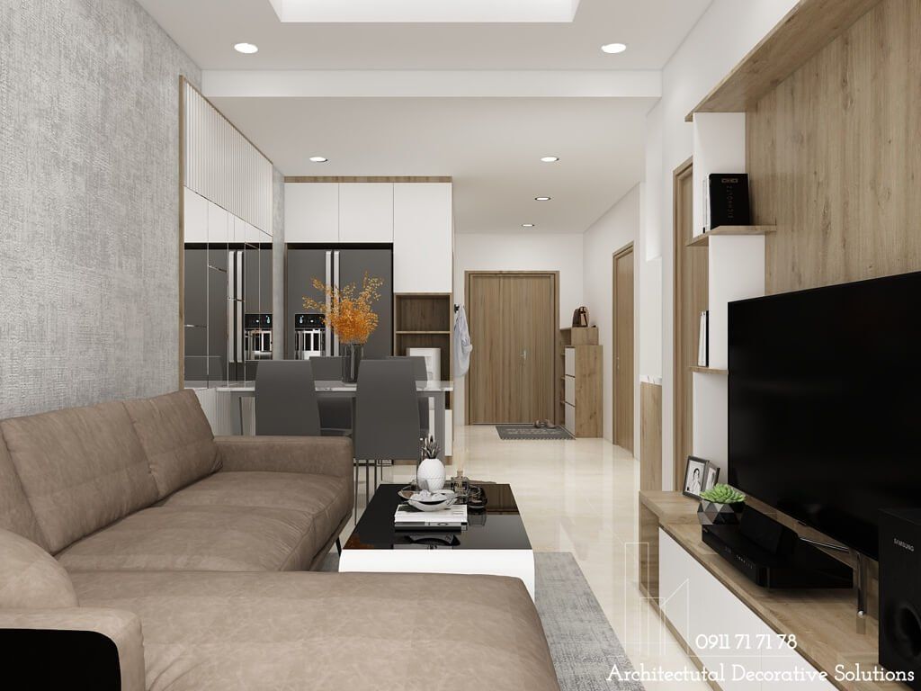 Thiết kế nội thất căn hộ 2PN chung cư Lavita Charm Thủ Đức
