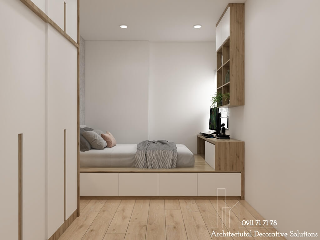 Thiết kế nội thất căn hộ 2PN chung cư Lavita Charm Thủ Đức