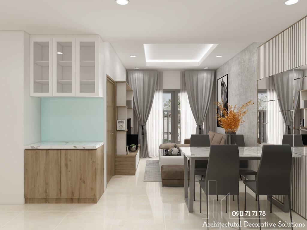 Thiết kế nội thất căn hộ 2PN chung cư Lavita Charm Thủ Đức