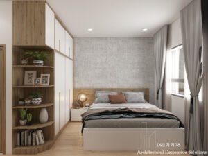 Thiết kế nội thất căn hộ 2PN chung cư Lavita Charm Thủ Đức