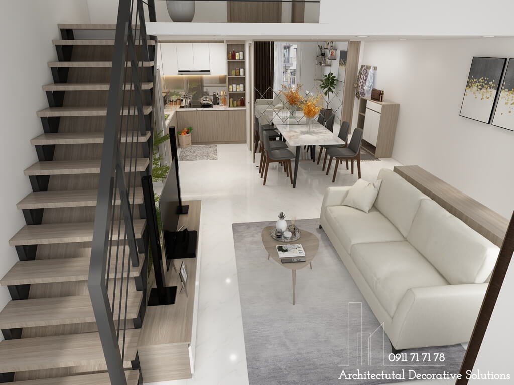 Thiết kế thi công nội thất căn hộ trọn gói tại quận 7