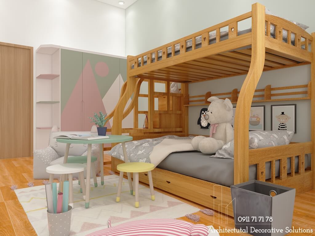 Thiết Kế Nội Thất Căn Hộ Dùng Gỗ Công Nghiệp Tại Bình Dương