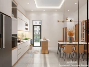 Thiết Kế Nội Thất Căn Hộ Dùng Gỗ Công Nghiệp Tại Bình Dương