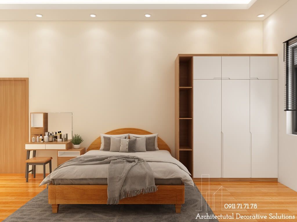Thiết Kế Nội Thất Căn Hộ Dùng Gỗ Công Nghiệp Tại Bình Dương