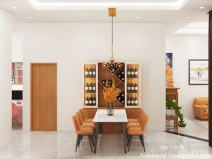 Thiết Kế Nội Thất Căn Hộ Dùng Gỗ Công Nghiệp Tại Bình Dương