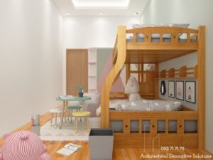 Thiết Kế Nội Thất Căn Hộ Dùng Gỗ Công Nghiệp Tại Bình Dương