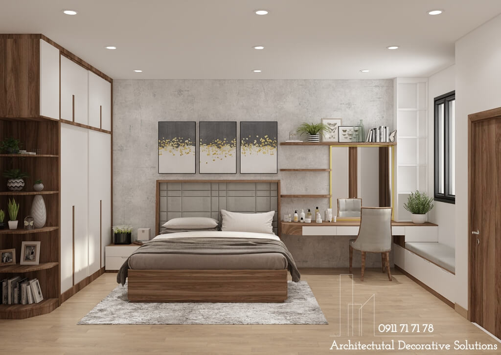 Thiết kế nội thất nhà phố 2 phòng ngủ đẹp tuyệt vời