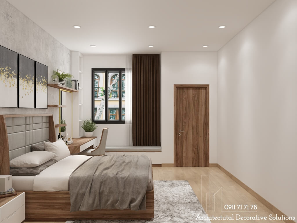 Thiết kế nội thất nhà phố 2 phòng ngủ đẹp tuyệt vời