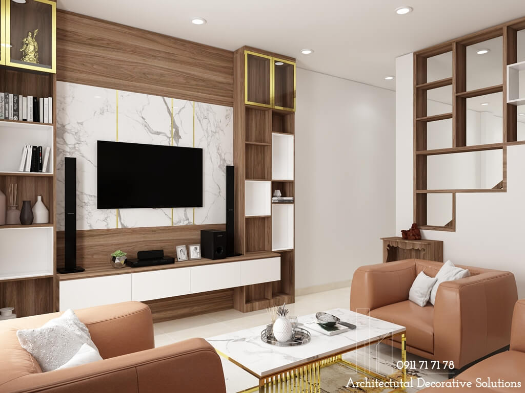 Thiết kế nội thất nhà phố 2 phòng ngủ đẹp tuyệt vời