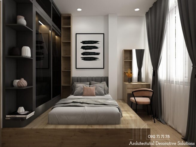 Thiết Kế Nội Thất Căn Hộ 4 Phòng Ngủ Tiện Nghi Hiện Đại
