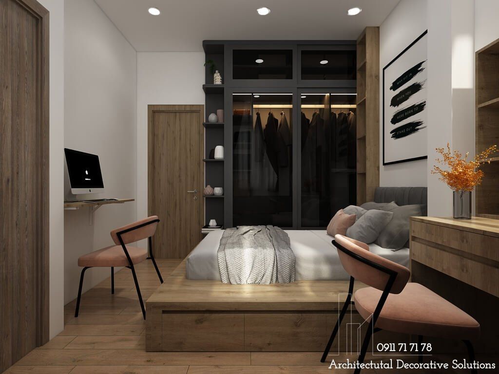 Thiết Kế Nội Thất Căn Hộ 4 Phòng Ngủ Tiện Nghi Hiện Đại