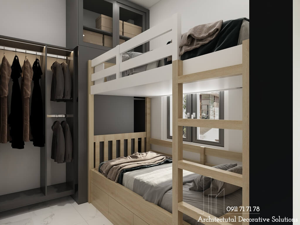 Thiết Kế Nội Thất Căn Hộ 4 Phòng Ngủ Tiện Nghi Hiện Đại
