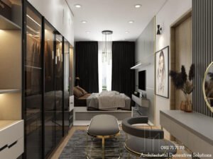 Thiết kế nội thất căn hộ 2 phòng ngủ SORA GARDENS II