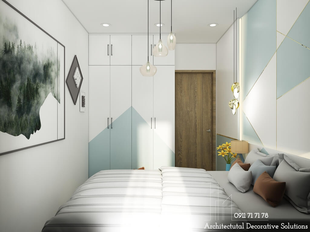 Thiết kế nội thất căn hộ 2 phòng ngủ SORA GARDENS II