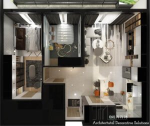 Thiết kế nội thất căn hộ 2 phòng ngủ SORA GARDENS II
