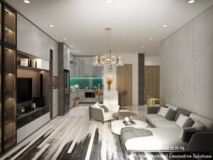 Thiết kế nội thất căn hộ 2 phòng ngủ SORA GARDENS II