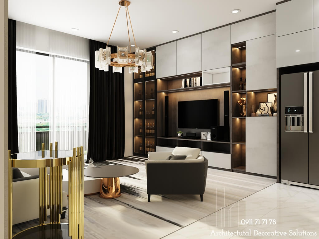Thiết kế nội thất căn hộ 2 phòng ngủ SORA GARDENS II
