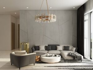 Thiết kế nội thất căn hộ 2 phòng ngủ SORA GARDENS II
