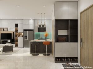 Thiết kế nội thất căn hộ 2 phòng ngủ SORA GARDENS II