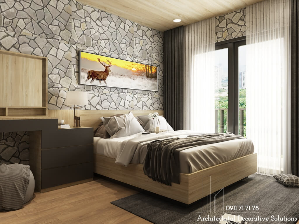 Thiết kế nội thất căn hộ chung cư 1 phòng ngủ Orchard Garden