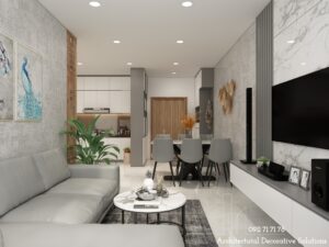 Thiết Kế Nội Thất Căn Hộ Hiện Đại Topal Eales Quận 8
