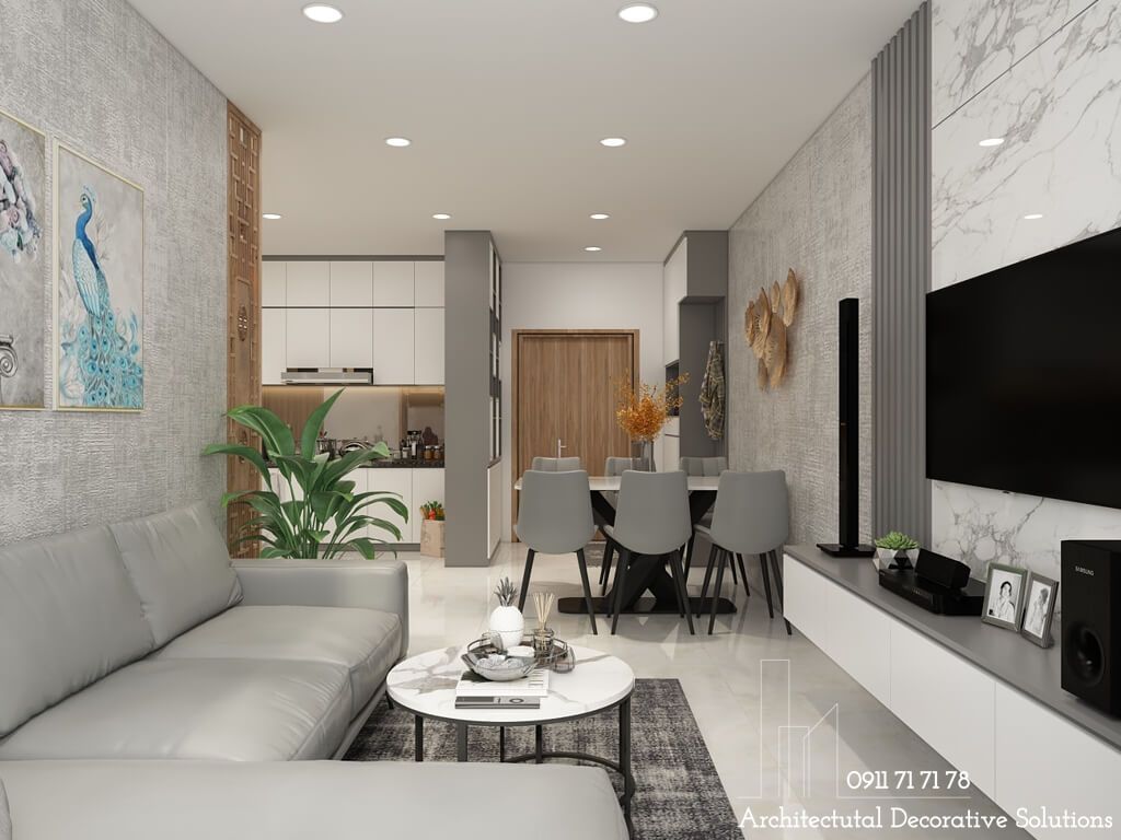Thiết Kế Nội Thất Căn Hộ Hiện Đại Topal Eales Quận 8