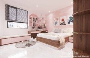 Thiết kế nội thất nhà phố 2 phòng ngủ tại Quận 6
