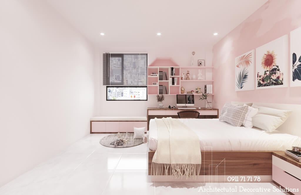 Thiết kế nội thất nhà phố 2 phòng ngủ tại Quận 6