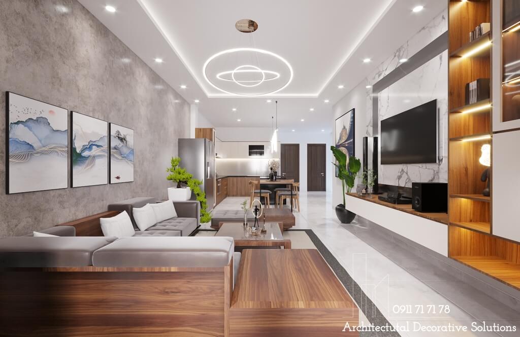 Thiết kế nội thất nhà phố 2 phòng ngủ tại Quận 6