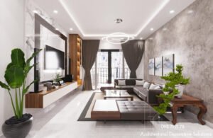Thiết kế nội thất nhà phố 2 phòng ngủ tại Quận 6