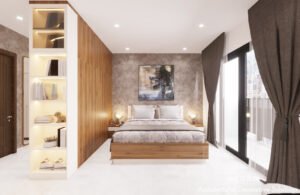 Thiết kế nội thất nhà phố 2 phòng ngủ tại Quận 6