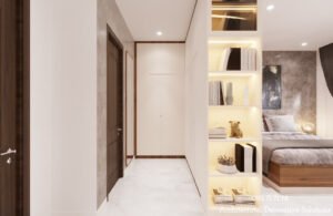 Thiết kế nội thất nhà phố 2 phòng ngủ tại Quận 6