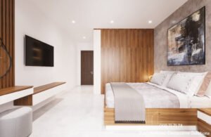 Thiết kế nội thất nhà phố 2 phòng ngủ tại Quận 6