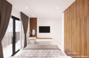Thiết kế nội thất nhà phố 2 phòng ngủ tại Quận 6