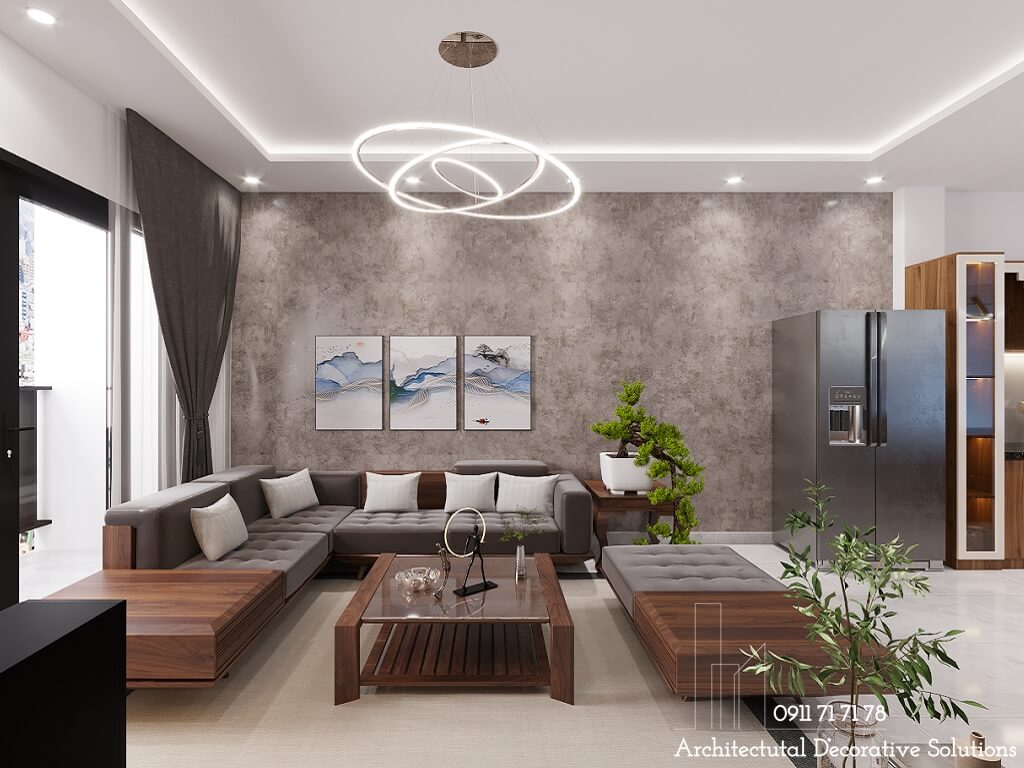 Thiết kế nội thất nhà phố 2 phòng ngủ tại Quận 6